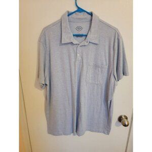 St Johns Bay Golf Polo Light Blue XL Golf Shirt Casual Bowling Shirt Sleeve Soft